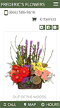 Mobile Screenshot of fredericsflowers.net