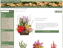 Tablet Screenshot of fredericsflowers.net
